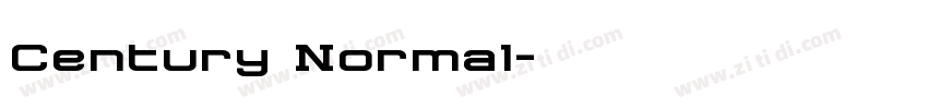 Century Normal字体转换